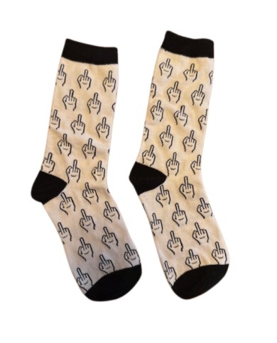 Chaussettes fuck blanc