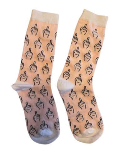 Chaussettes fuck rose