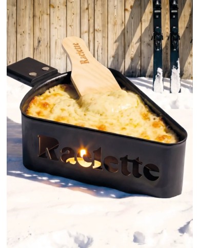 Raclette à la bougie DUO noir