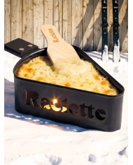 Raclette à la bougie DUO noir