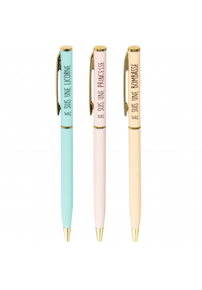 Coffret de 3 stylos