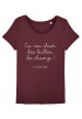 Tee-shirt col rond Ca va chier bio