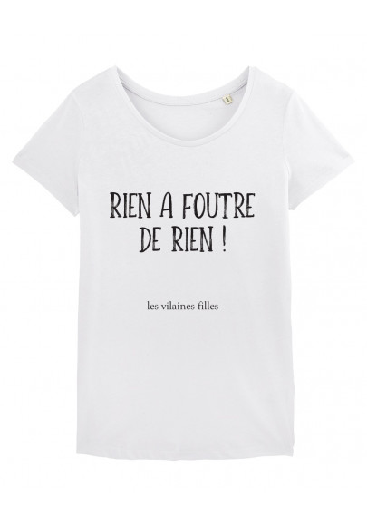 Tee-shirt col rond Rien à foutre de rien bio