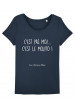 Tee-shirt col rond c'est pas moi c'est le mojito bio