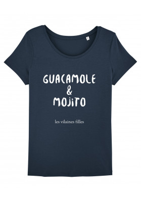 Tee-shirt col rond Guacamole et mojito bio