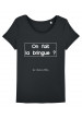 Tee-shirt col rond On fait la bringue bio