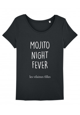 Tee-shirt col rond Mojito night fever bio