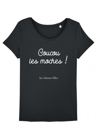 Tee-shirt col rond Coucou les moches bio