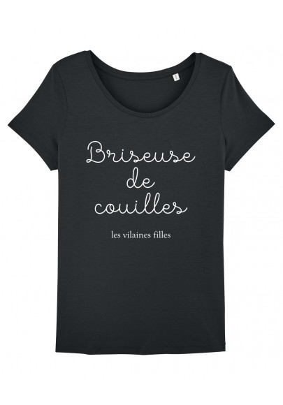 Tee-shirt col rond Briseuse de couilles bio