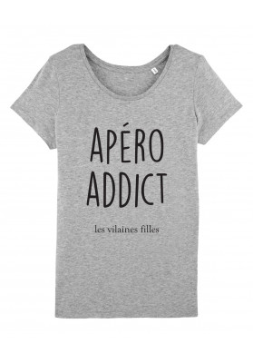 Tee-shirt col rond Apero addict bio