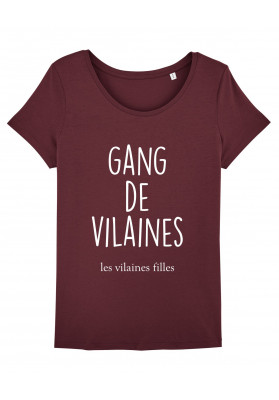 Tee-shirt col rond Gang de vilaines bio