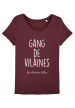 Tee-shirt col rond Gang de vilaines bio