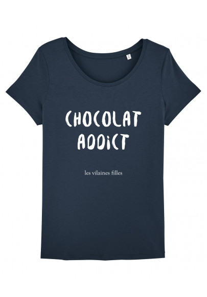Tee-shirt col rond Chocolat addict bio