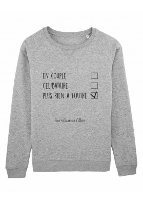 Sweat col rond En couple bio