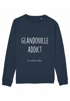 Sweat col rond Glandouille addict bio