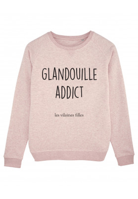 Sweat col rond Glandouille addict bio