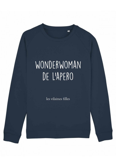 Sweat col rond wonderwoman bio