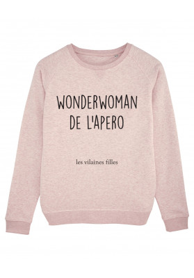 Sweat col rond wonderwoman bio