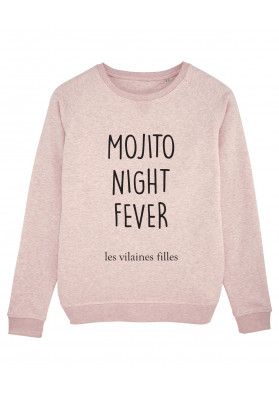 Sweat col rond Mojito night fever bio