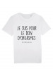 Tee-shirt homme Don d'orgasme bio