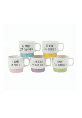 Mug LES VILAINES FILLES Anse dorée : Chez Rentreediscount Cartables &  trousses