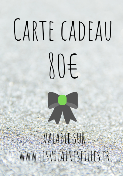 Carte cadeau de 80€