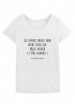 Tee-shirt col rond Les femmes savent faire autre chose que raler, bouder et être chiantes bio