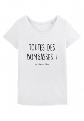 Tee-shirt col rond Toutes des bombasses bio