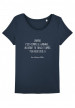 Tee-shirt col rond L'apéro, c'est comme le gainage bio