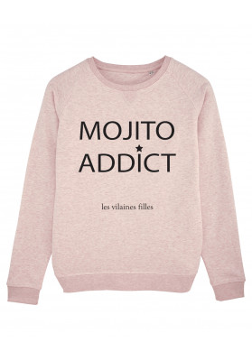 Sweat col rond mojito addict bio