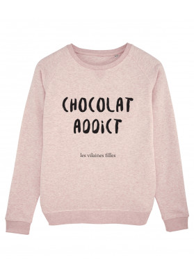 Sweat Chocolat addict bio marque les vilaines filles