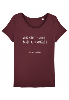 Tee-shirt Bande de connasses marque les vilaines filles