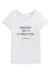 Tee-shirt Heureusement qu'il y a marque les vilaines filles