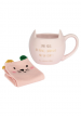 Coffret Mug et chaussettes chat
