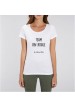 Tee-shirt Team vin rouge bio marque les vilaines filles