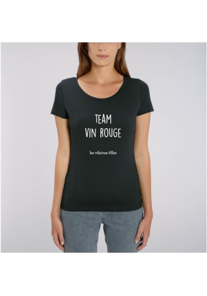 Tee-shirt Team vin rouge bio marque les vilaines filles