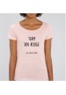 Tee-shirt Team vin rouge bio marque les vilaines filles