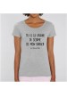Tee-shirt Tu es la graine de sésame de mon burger bio marque les vilaines filles