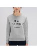 Sweat  La bise c'est vintage marque les vilaines filles