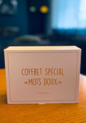 coffret de 6 bougies "Mots doux"