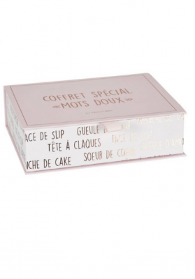 coffret de 6 bougies "Mots doux"