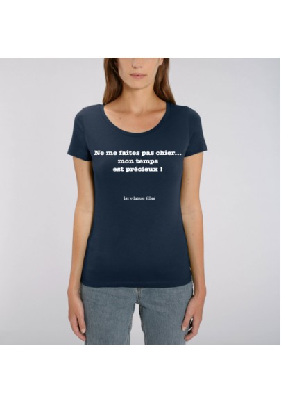 Tee-shirt Ne me faites pas chier  marque les vilaines filles