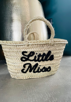 Mini panier Little Miss Coloris noir