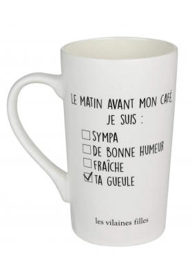 Mug XL Ta gueule marque les vilaines filles