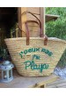 Panier J'peux pas j'ai playa coloris menthe