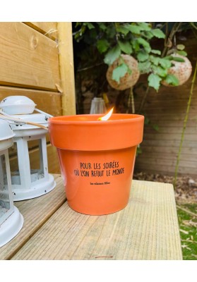 Bougie citronnelle pour les soirées d'été