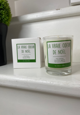 Bougie LA vraie odeur de Noel parfum pain d'épices