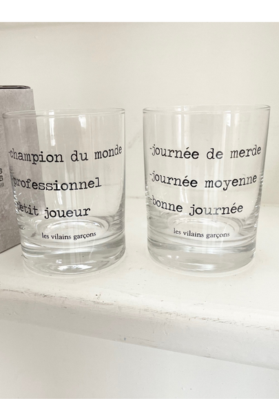 Coffret de 2 Verres à Whiskey marque les vilaines filles