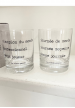 Coffret de 2 Verres à Whiskey marque les vilaines filles