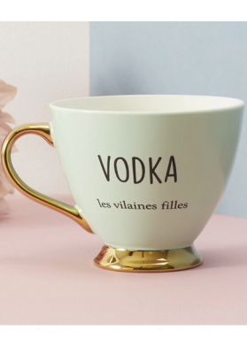 Mug LES VILAINES FILLES Anse dorée : Chez Rentreediscount Cartables &  trousses